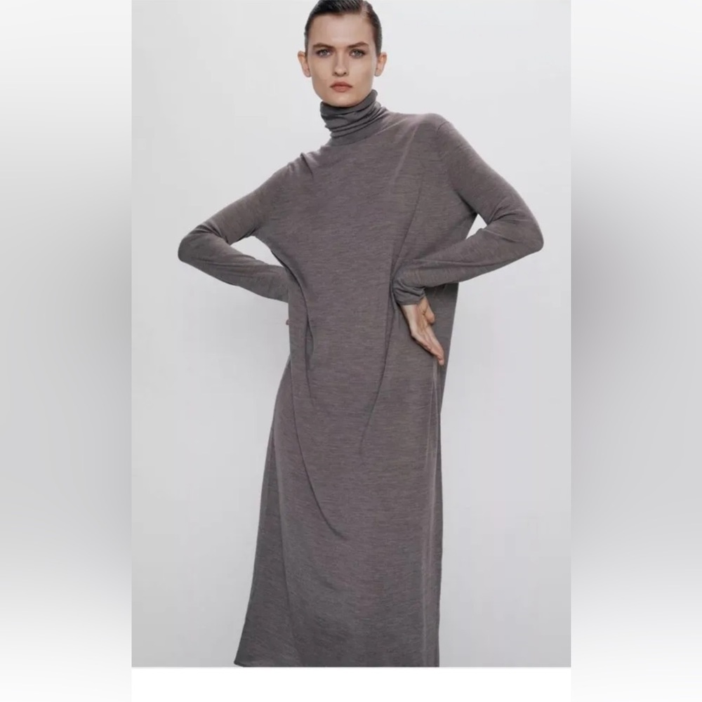 zara wool dress